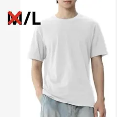 着心地抜群⭐️白Tシャツ　半袖　シンプル　インナー　クルーネック　M L