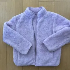 ユニクロ/UNIQLO フリースジャケット 140 パープル