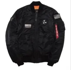 2026年最新】ALPHA MA-1ジャケット ブラックの人気アイテム - メルカリ