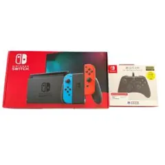 Nintendo Switch 本体 ネオンブルー/レッド　ホリパッド　セット
