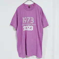 ギルダン 半袖Ｔシャツ クルーネック 半袖 プリント M 紫 綿 デイリー