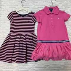 Polo Ralph Lauren ピンク ワンピース 2点　サイズ4
