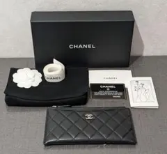 【超美品】CHANEL ブラック✦フラグメントケース✦長財布✦ウォレット