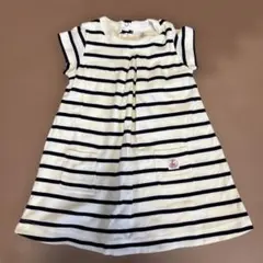 プチバトー　ボーダーワンピース