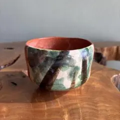 【訳あり】赤楽茶碗 楽入窯 楽焼 抹茶碗 茶道具