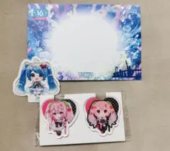 タイトーくじ桜ミククリアバッジ PROMISE-16歳の約束- 入場特典 セット