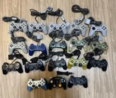 ps1 ps2 ps3 ゲームキューブ　コントローラー　まとめ売り　18台