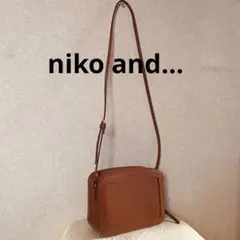 niko and... ニコアンド　ブラウン ショルダーバッグ　茶