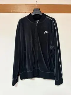 NIKE ベロア トラックジャケット ブラック XXL