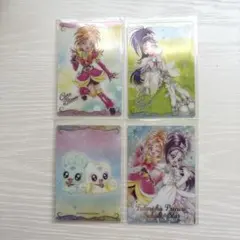 プリキュアウエハースカード　ふたりはプリキュアスプラッシュスター　4枚セット