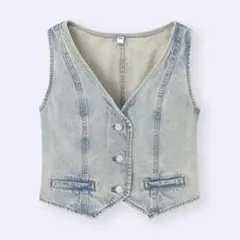GU デニムベスト