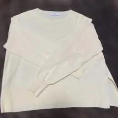 SLOBE IENA クリーム色 長袖ニット