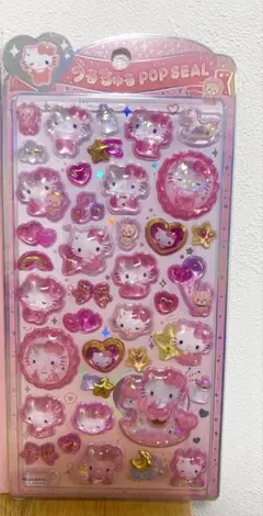 正規品　ハローキティ　うるちゅるポップシール　24時間以内発送　サンリオ