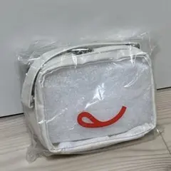 【新品、未開封】不二家 横型おでかけクリアポーチ　スマイルマークのサムネイル