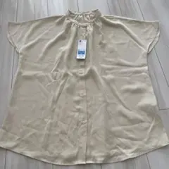 GU ウィメンズカラーシャツ M イエロー