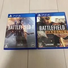 PS4 バトルフィールド1 & ハードライン 2本セット