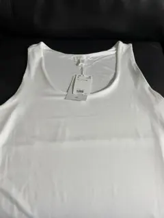 H&M ホワイト タンクトップ XL 新品タグ付き