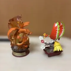 リザードン ホウオウ ミニフィギュア 2体セット