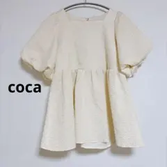 coca スクエアネック ブラウス Mサイズのサムネイル