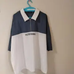FILTER BUBBLE ジッパーポロシャツ