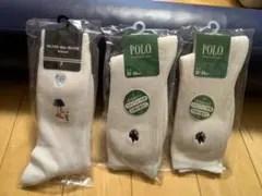 OLIVE 46s OLIVE & POLO ホワイトソックス 22-26cm