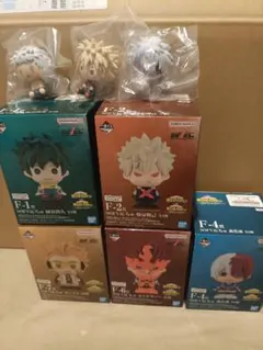 僕のヒーローアカデミア SOFVICちゅ5体ちょこのっこ3体ラバースタンド13個