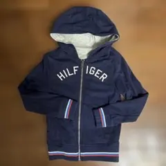 TOMMY HILFIGER ネイビー グレー リバーシブルパーカー