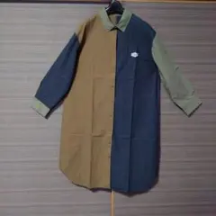 ♦お値下げ♦CSUGAR カラーブロック シャツワンピース