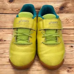 【asics】JUNIOR サッカーシューズ イエロー 18cm
