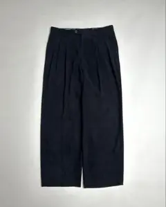 90's "BALENCIAGA" ベロア ドレープ ワイドスラックス