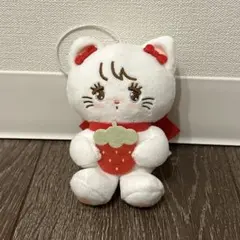 mikko illustrations いちごマスコットぬいぐるみ ムース