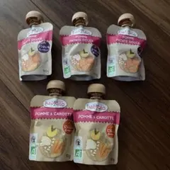 【値下げ】ベビービオ　有機ベビースムージー 5本セット　Babybio
