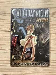 Saturday Night Special メタルプレート ブリキ看板
