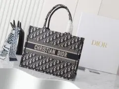 Dior トートバッグ ネイビー キャンバス