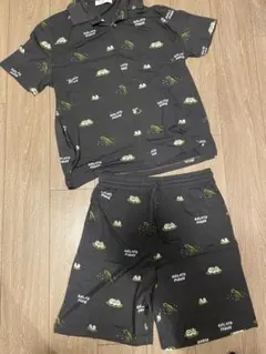 ジェラートピケ HOMMEダイナソー&エッグ総柄シャツ&ハーフパンツのサムネイル