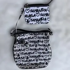 SAMANTHA THAVASA レディース　ハンドバッグとポーチセット