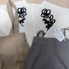 アーバンリサーチ　 カーディガン　ロングスカート3点セット