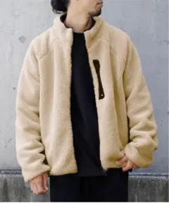 【未使用品】リバーシブルボアフリースジャケット