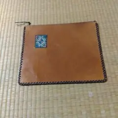 皮セカンドバッグ