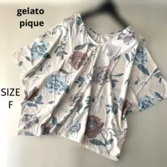gelato pique オープンショルダー　花柄　Tシャツのサムネイル