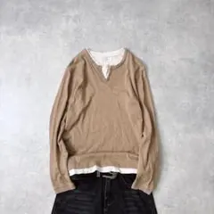 UNIQLO Layered Key-neck l/s Tee Archive