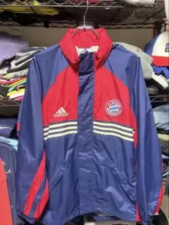 90s adidas FC Bayern München ナイロンジャケット M