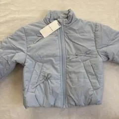 リセマイン コート ジャンパー ジャケット 水色 リボン 100
