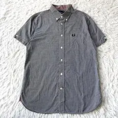 フレッドペリー チェック柄 長袖シャツ FRED PERRY ロゴ刺繍 220のサムネイル