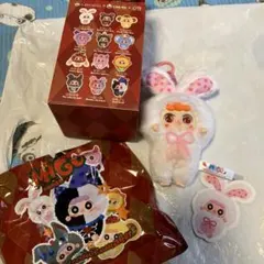 Happy Ghost x Migo ウサギぬいぐるみ