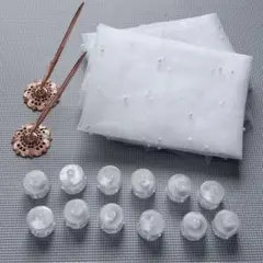 結婚式　ウェルカムスペース　セット パールチュール LEDキャンドル ペン