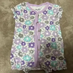 ベビザラス 花柄ロンパース70センチ