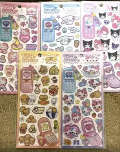 国内正規品平成はっぴーフォン5枚　なっとうちゃん　まじかるみゅーちゃん　サンリオ