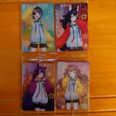 ホロライブ プロダクションウエハースカードvol.4 4枚まとめ売り