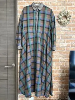 ケンゾー KENZO JAP チェック柄 ワンピース　vintage ケンゾー KENZO JAP チェック柄 ワンピース vintage - メルカリ